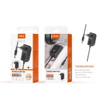 TA0368 NE Cargador Universal con Conector Jack DC, 9W, 9V/1A ( 5.5mm X 2.1mm) 1.2M, Negro