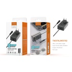 TA0378 NE Cargador Universal con Conector Jack RCA,32W,16V/2A 1.2M, Negro