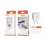 TA0386 BL Luxury Cargador GaN Rapido de Red Devin, 1 puerto USB-C PD, Sin Cable, 30W/3.4A(Max), Blan