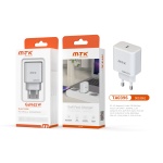 TA0396 BL Luxury Cargador GaN Rapido de Red Devin , 1 puerto Type-C PD, Sin Cable, 65W/3.4A(Max), Bl