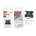 TB1394 NE Adaptador con Correa ?DVI 24+5 (Macho) a VGA 15Pin(Hembra), 1080P, Negro