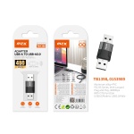 TB1398 NE Adaptador OTG con Correa USB 2.0 (Macho) a USB 2.0 (Macho), 480Mbps ,Negro