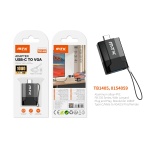 TB1405 NE Adaptador con Correa USB-C (Macho) a VGA 15 Pin (Hembra), 1080P ,Negro
