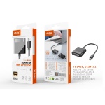 TB1418 NE Adaptador Mini DP(Macho) a DVI 24+5(Hembra), 1080P, 15CM, Negro