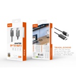 TB1424 NE Adaptador DP(Macho) a HDMI(Macho), 4K, Cable 1.8M, Negro