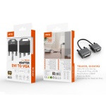 TB1439 NE Adaptador DVI 24+1(Macho) a VGA 15 Pin(Macho),1080P, 15CM, Negro