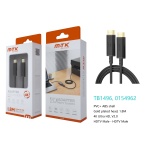 TB1496 NE Luxury Cable HDMI(Macho) a HDMI(Macho), Version2.0, 4K/60Hz, Cable 1.8M, Negro