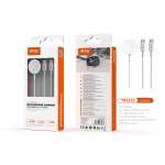 TB1510 BL Cable de Type-C con Cargador Magnetico 2 en 1 para I-Watch S1-S9, 2,5W+Cable Type-C 2.4A, Cable 1.2M, Blanco