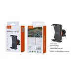 TE5068 NE Soporte Universal de movil para Bicicleta y Moto , 360¡ã Rotacion, 4-7 Pulgadas , Negro