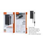 TG7190 NE Cargador Universal Automatico con 11 conectores para portatil ,90W, cable 220 cm , Negro
