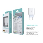 IKREA WA0257 CARGADOR PD CON PUERTO TYPE-C 3A MAX 20W BLANCO