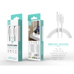 IKREA WB1333 CABLE PD TYPE-C TO TYPE-C PARA SERIES IPHONE 15 100W 1.5M BLANCO