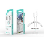 IKREA WB1338 CABLE PD TYPE-C TO TYPE-C PARA SERIES IPHONE 15/MACBOOK 240W 1M BLANCO