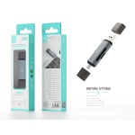 IKREA WG7090 LECTOR DE TARJETAS TYPE-C/USB-A TO SD/TF 480MBPS GRIS