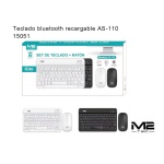 15051//AS-110 TECLADO INALAMBRICO RECARGABLE