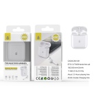 C6038 BL AURICULARES BLUETOOTH TWS LARIX (40MAH*2) CON ESTUCHE CARGABLE(300MAH), BLANCO