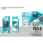 DK-06 QC+PD A+C 20W CARGADOR