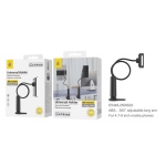 E5448 NE SOPORTE UNIVERSAL DE MOVILS Y TABLETS CON CUELLO Y PINZA, 4,7\" - 9\", NEGRO