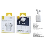 NC3277 BL Auriculares Bluetooth TWS (30mAh*2) con estuche cargable(200mAh), Blanco