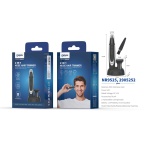 NR9525 NE Maquina Cortarpelo 2 en 1 (Naiz,Barba,Oreja y Cejas) , Bateria 1*AA (No Incluida), Negro