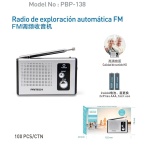 PBP-138 Radio de exploración automatica FMFM