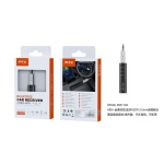 RT638 NE RECEPTOR BLUETOOTH CON CONECTOR 3.5MM PARA COCHE \/IPHONE\/IPAD\/AURICULARES, NEGRO