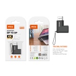 TB1388 NE ADAPTADOR CON CORREA EN L 90° DP (MACHO) A DP (HEMBRA), 4K,