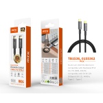 TB1536 NE Cable de Datos trenzado Harold USB3.2 Gen2x2 para Type C a Type-C Carga Rapida, 20Gbps/100