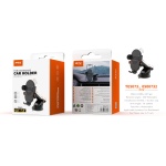 TE5073 NE Soporte Universal de Movil 4-7 Pulgada para Salpicadero y Parabrisa, 360¡ã Rotacion,Blazo retractil 0.76-13cm, Negro