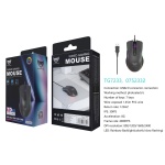 TG7233 NE RATON GAMING 7D CON LUZ LED, 800-1200-1600-2400 DPI, CABLE 1.45M, NEGRO