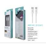 IKREA WB1341 CABLE PD TYPE-C TO TYPE-C PARA SERIES IPHONE 15 27W 1M BLANCO