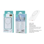 IKREA WD8977 POWER BANK MAGNÉTICO INALÁMBRICO 2 EN 1 22.5W 6500MAH BLANCO