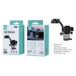 IKREA WE5162 SOPORTE UNIVERSAL 360º DE VENTOSA CON GEL PARA SALPICADERO DE COCHE NEGRO