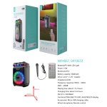 IKREA WF4067 ALTAVOZ CON MICRÓFONO KARAOKE Y MANDO 3600MAH 250*198*400MM NEGRO