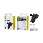 E5241 NE Soporte Universal Airvent de Gravedad, Giratoria 360° para movil 4-7 Pulgadas, Negro