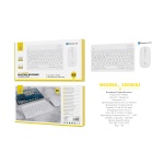 NG6068 NE Conjunto Teclado y Raton Bluetooth 5.0 Inambrico Espanol 78 Keys, Negro