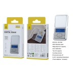 NR9109 PL Bascula Digital , 0.01G,Función de Tara y recuento, Calibrable, Mini balanza de joyería,Plata