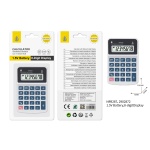 NR9287 PL Calculadora de 8 dígiros con Pantalla grande de LCD, Batería 1,5V, Tamaño 11.8 x 7,6 cm,P