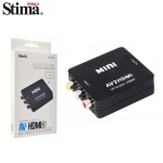 Conversor AV RCA CVBS a HDMI Hembra v1.3 SAV-8045