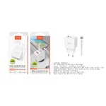 TA0334 BL Cargador de Red Rapida Fay , 2 puertos (PD+QC 3.0), Con Cable Type-C a Lightning, 25W/3.4A