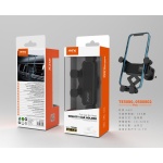 TE5080 NE Soporte Universal de Gravedad Airvent para movil 4-7 Pulgadas, retractil 10-32MM, 360¡ã Rotacion, Negro