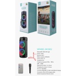 IKREA WF4065 ALTAVOZ PORTABLE CON MICRÓFONO KARAOKE Y MANDO15W NEGRO