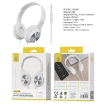 NC3286  Auriculares Casco Ilaria con Cable Jack 3.5mm y Microfono, 1.2m