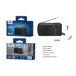 NR9389 NE Radio portatil AM/FM con Antena, 3.5 MM Connector, Bateria 2*AAA (No incluido)