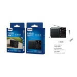 NT7017 NE Radio portatil AM/FM con Antena y correa , Entrada de jack 3.5mm, Bateria 2*AA (No incluid)