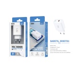ISER SA0078 CARGADOR PD CON PUERTO TYPE-C 20W 3A BLANCO