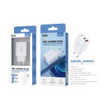 ISER SA0090 CARGADOR PD+QC CON 2 PUERTOS USB-A/TYPE-C 36W 3A BLANCO