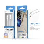 ISER SK1082 CABLE DE DATOS PD TYPE-C TO LIGHTNING 20W 1M BLANCO