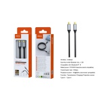 TB1539 NE CABLE DE DATOS Y VIDEOS 2EN1 TRENZADO MILDRED PARA TYPE C A TYPE-C CARGA RAPIDA, 10GBPS/100W/4K/60HZ/1.5M, COMPATIBLE CON APPLE TYPE-C, NEGRO