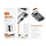 TB1546 NE ADAPTADOR USB 3.1 (MACHO) A TYPE-C(HEMBRA), SOPORTA TRANSMISION DE DATOS Y CARGA 10 GBPS/1